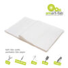 Art & Decoration Fabric Sheets, 12" x 18", White, 45 Sheets Per Pack, 2 Packs