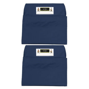 Seat Sack, Small, 12 inch, Chair Pocket, Blue, Pack of 2