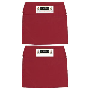 Seat Sack, Small, 12 inch, Chair Pocket, Red, Pack of 2