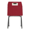 Standard Chair Pocket Classroom Storage Organizer - 14 inch, Red