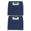 Seat Sack, Large, 17 inch, Chair Pocket, Blue, Pack of 2