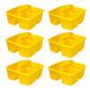 Small Caddy, Yellow, Pack of 6