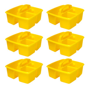 Small Caddy, Yellow, Pack of 6