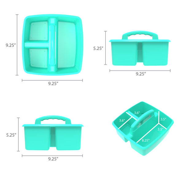 Small Caddy, Teal, Pack of 6