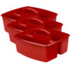 Large Caddy, Red, Pack of 3