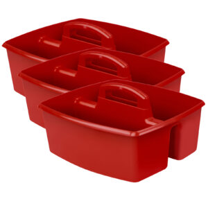 Large Caddy, Red, Pack of 3