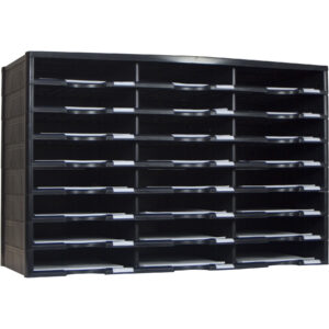 24 Compartment Literature Organizer