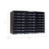 24 Compartment Literature Organizer