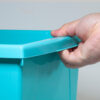 4 Gallon Classroom Storage Bin, Teal, Pack of 3