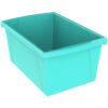 Medium Classroom Storage Bin, Teal, Pack of 2