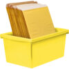 Medium Classroom Storage Bin, Yellow, Pack of 2