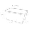 Medium Classroom Storage Bin, Purple, Pack of 2