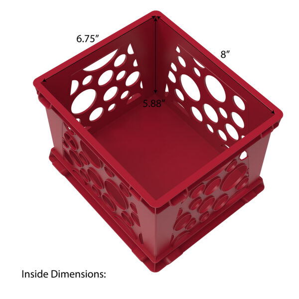 Mini Crate, Red, 12-Pack