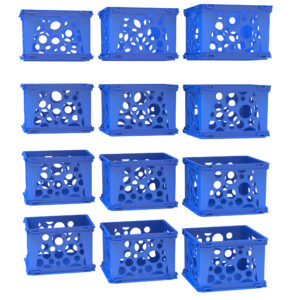 Mini Crate, Blue, 12-Pack