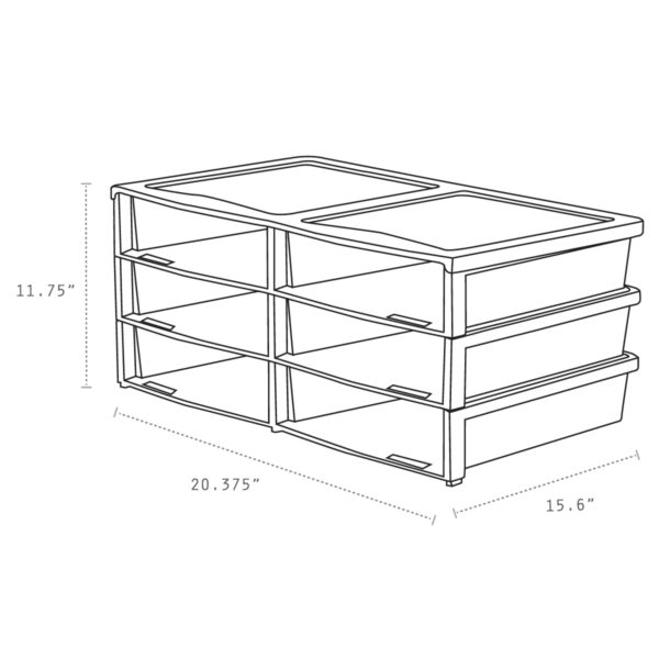 Quick Stack Literature Organizer, 6 Compartments, Classroom Colors