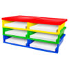 Quick Stack Literature Organizer, 6 Compartments, Classroom Colors