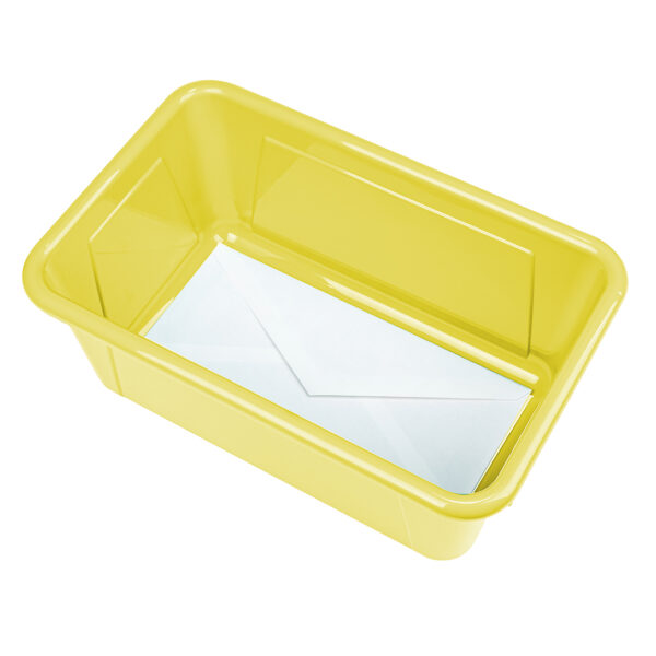 Small Cubby Bin, Yellow, Pack of 5