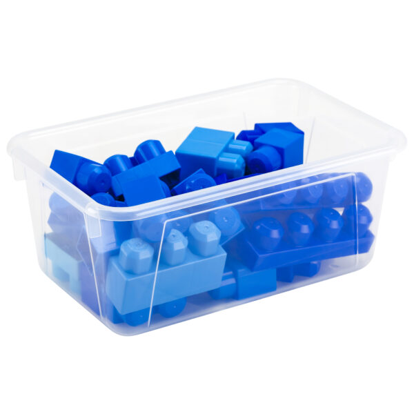 Small Cubby Bin, Translucent, 5-Pack