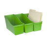 Large Book Bin, Green, Pack of 6