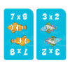 Math War Multiplication Game Cards, 6 Sets