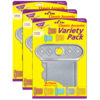 I ♥ Metal Keys Classic Accents Variety Pack, 36 Per Pack, 3 Packs