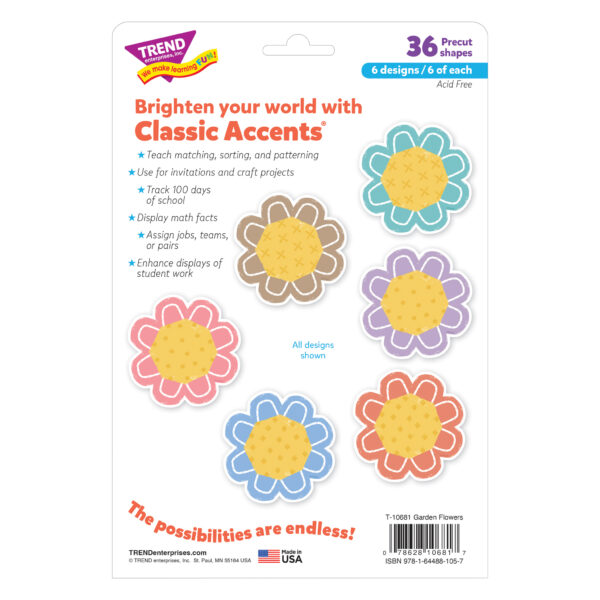 Garden Flowers Classic Accents Variety Pack, 36 Per Pack, 3 Packs