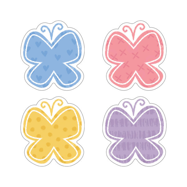 Garden Butterflies Mini Accents Variety Pack, 36 Per Pack, 6 Packs