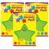 Star Smiles Classic Accents Variety Pack, 36 Per Pack, 3 Packs