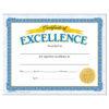 Certificate of Excellence Classic Certificates, 30 Per Pack, 6 Packs