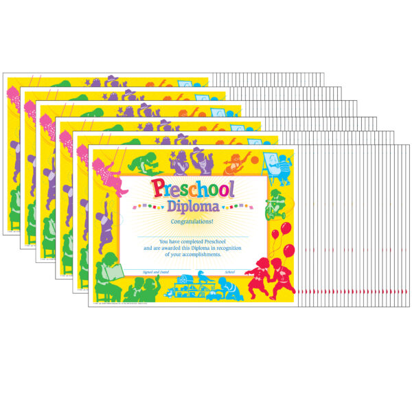 Classic Preschool Diploma, 30 Per Pack, 6 Packs