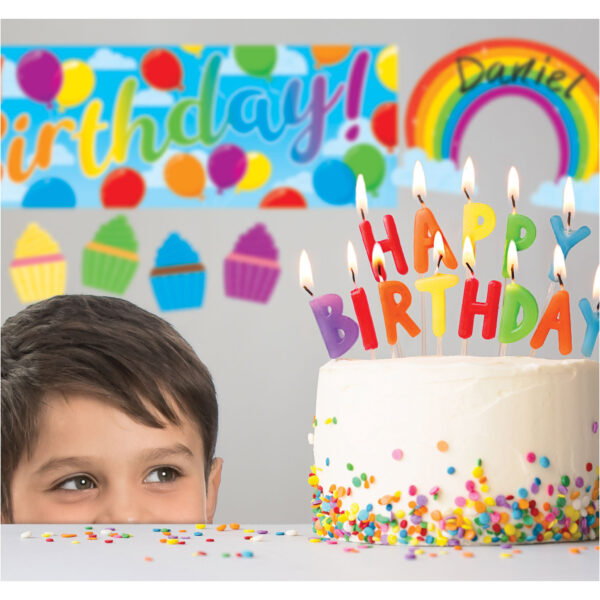 Rainbow Birthday Learning Set