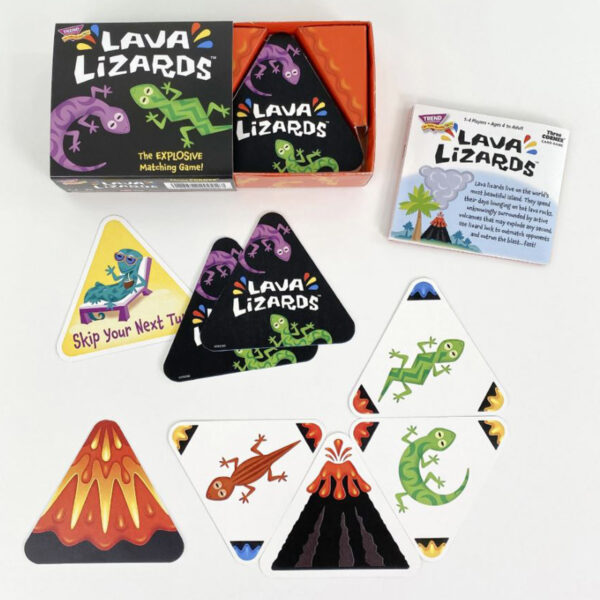 Lava Lizards Three Corner Card Game, Pack of 3