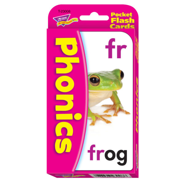 Phonics Pocket Flash Cards, 6 Packs