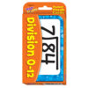 Division 0-12 Pocket Flash Cards, 6 Packs