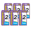 Numbers 0-100 Pocket Flash Cards, 6 Packs