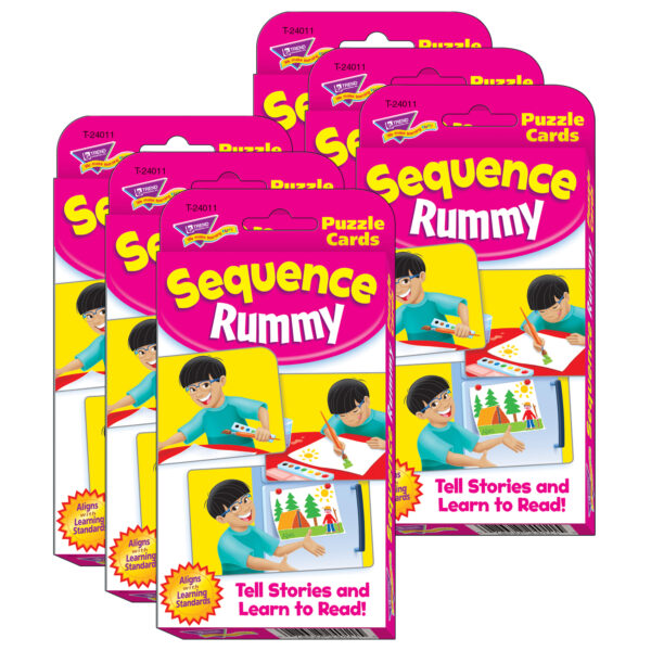 Sequence Rummy Challenge Cards, 6 Sets