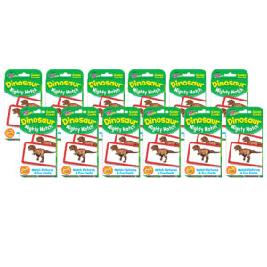 Dinosaur Mighty Match Challenge Cards, 12 Packs