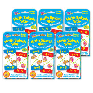 Math Splash War Addition , 6 Packs