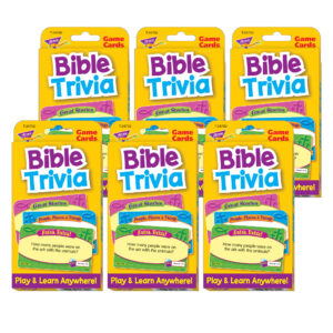 Bible Trivia Challenge Cards, Pack of 6