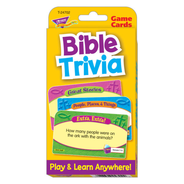 Bible Trivia Challenge Cards, Pack of 6