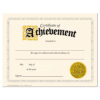 Certificate of Achievement Classic Certificates, 30 Per Pack, 6 Packs