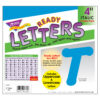 Blue 4" Italic Combo Ready Letters, 193 Per Pack, 3 Packs