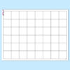 Graphing Grid (Large Squares) Wipe-Off Chart, 17" x 22", Pack of 6