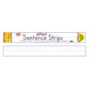 Wipe-Off Sentence Strips, 3" x 24", White, 30 Per Pack, 3 Packs