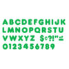 Green 4" Casual Uppercase Ready Letters, 6 Packs