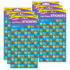 Happy Apples superShapes Stickers, 800 Per Pack, 6 Packs