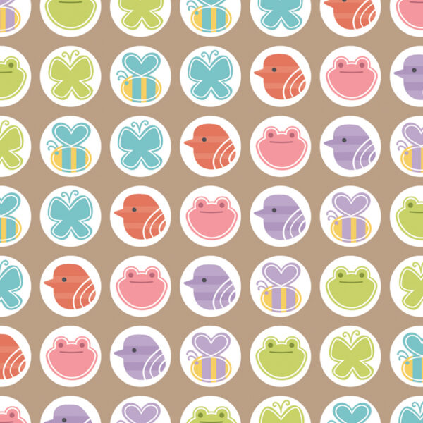 Garden Friends superSpots Stickers, 800 Per Pack, 6 Packs