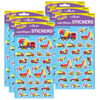 Construction Vehicles superShapes Stickers-Large, 200 Per Pack, 6 Packs