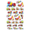 Construction Vehicles superShapes Stickers-Large, 200 Per Pack, 6 Packs