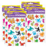 Sea Buddies superShapes Stickers-Large, 160 Per Pack, 6 Packs